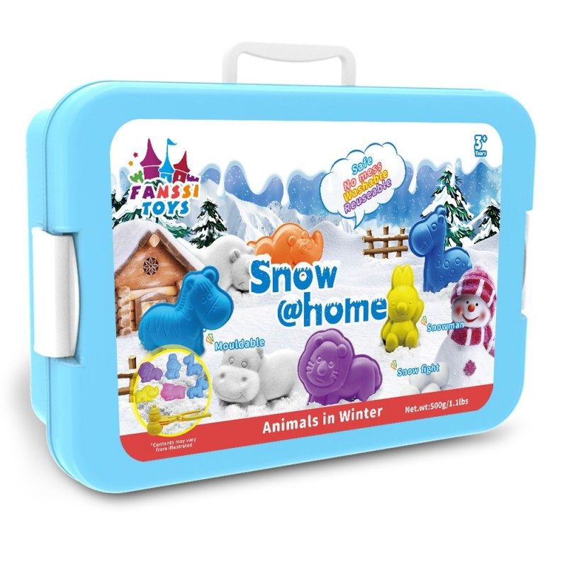 Kit completo Snow Home - Brinquedo de Neve Artificial