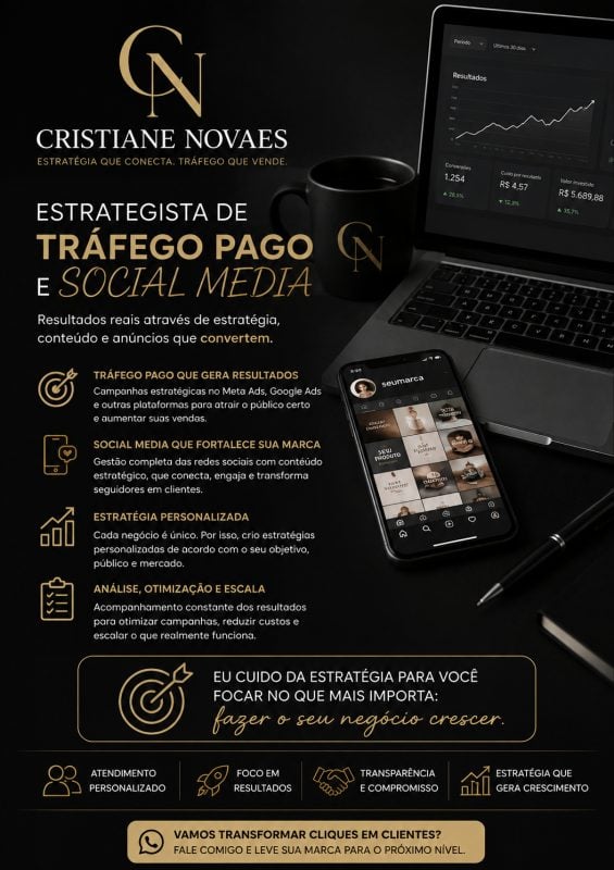 Estrategista Social Media e Tráfego Pago