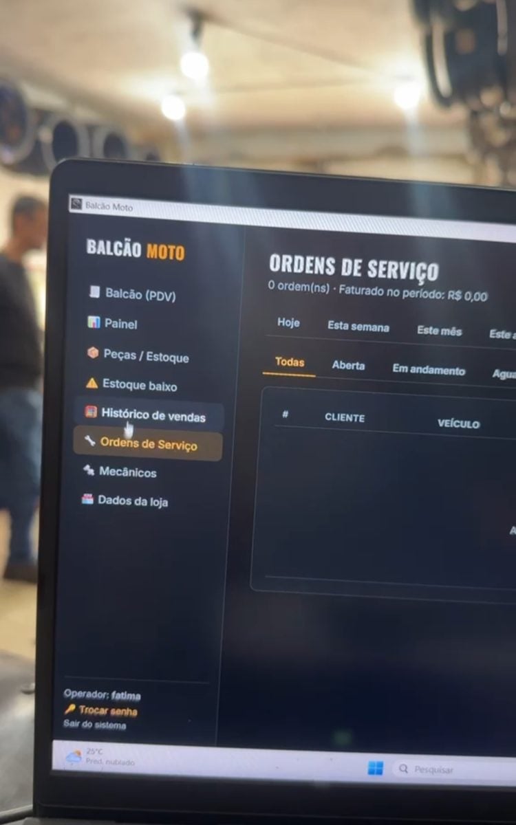 Sistema de Controle de Estoque para Oficina de Motos — foto 2