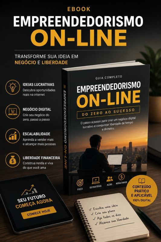 Ebook sobre empreendedorismo on-line