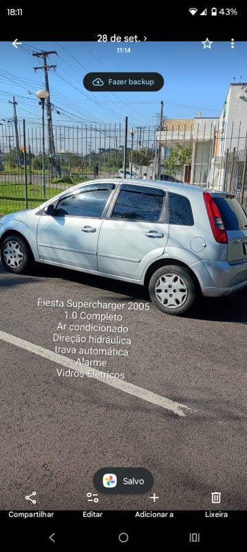 Fiesta 2005 1.0 Completo
