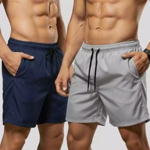KIT 2 Bermuda Shorts Tactel com Elastano Academia Corrida CASUAL — foto 7