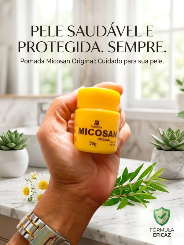 Pomada Micosan Original Clareador De Manchas, Micoses, Virilha, Axila Pano 50g