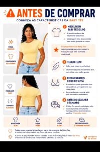 KIT 3 Baby Tee Feminina Blusa Slim Fit Manga Curta Blusa De Compressão Blusa Femina — foto 9