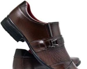 Kit 2 Pares de Sapato Social Masculino Oxford Moderno com Fivela. — foto 3