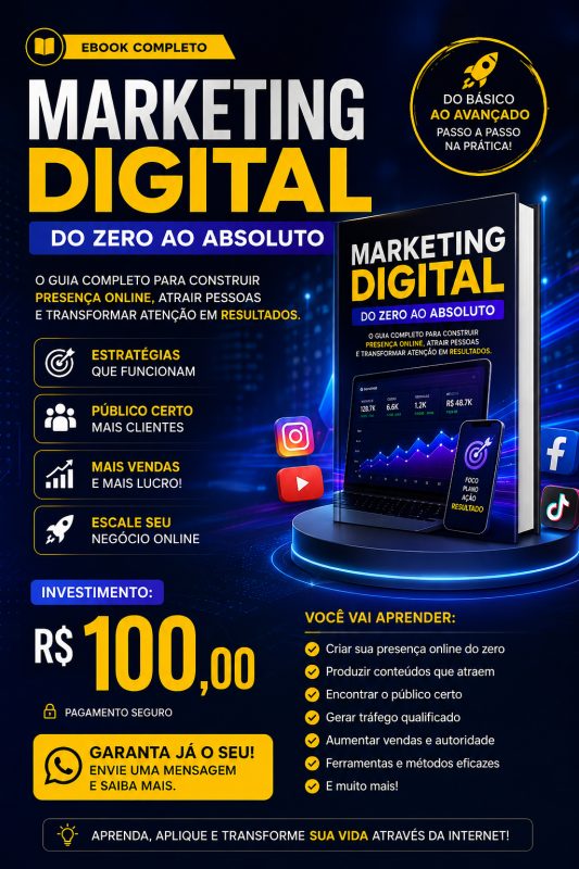 EBook-Aprender Marketing Digital Do Zero