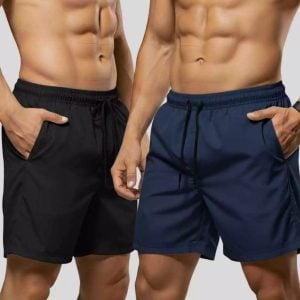 KIT 2 Bermuda Shorts Tactel com Elastano Academia Corrida CASUAL — foto 3