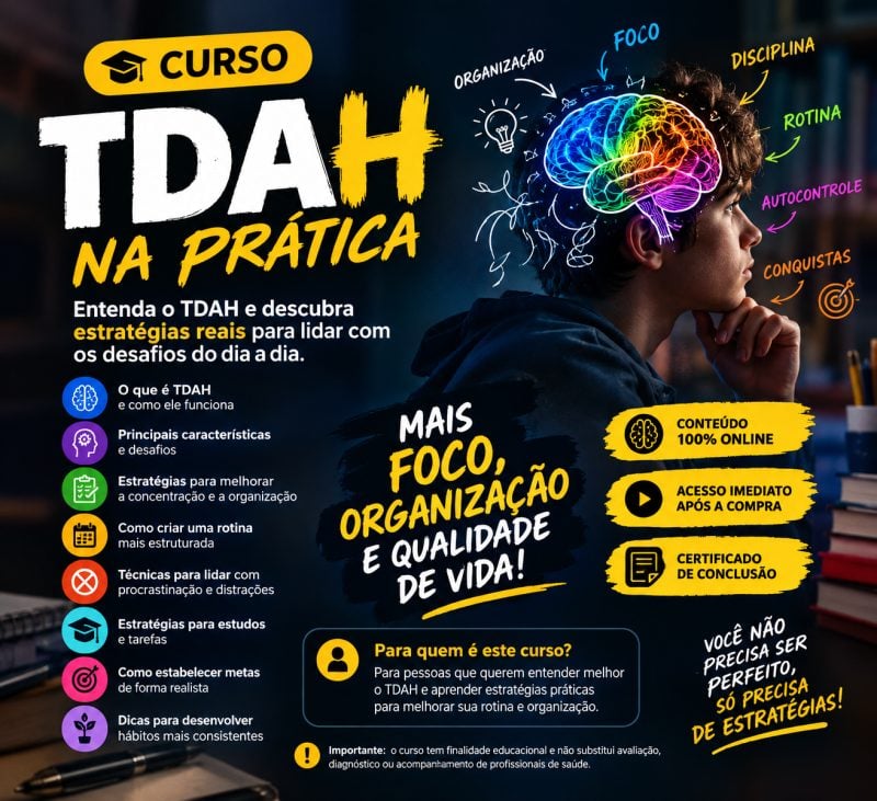 Cuso De Tdah Para Melhorar O Seu Tdah