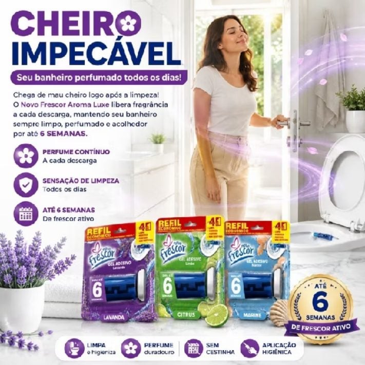 Refil gel adesivo sanitario