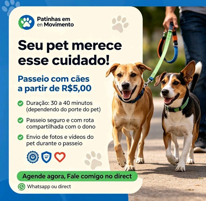 Ofereço Passeios Com Cães Em Nossa senhora do socorro