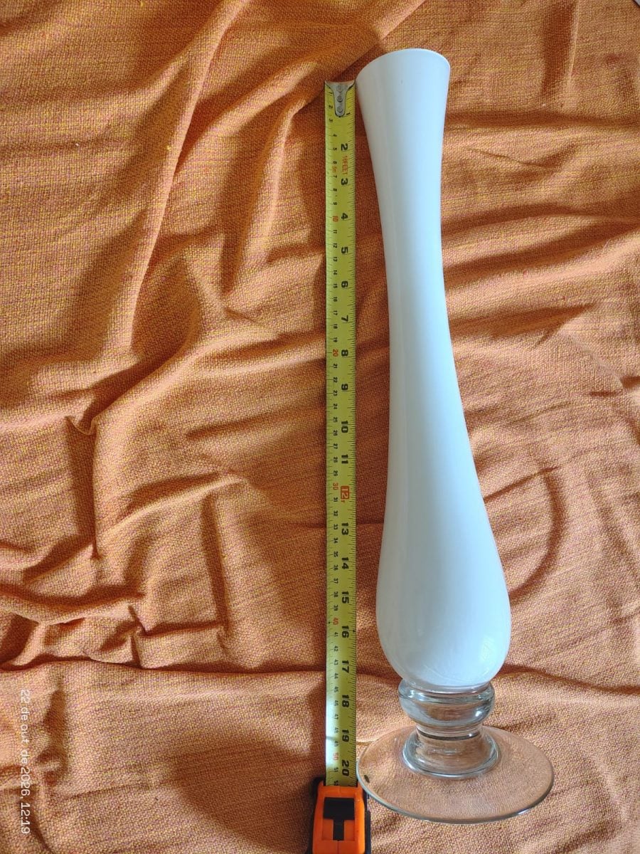 Vaso leitoso de decoração — foto 2