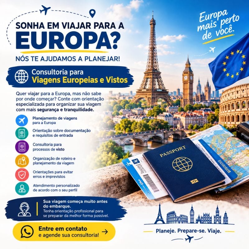 Consultoria viagens e vistos