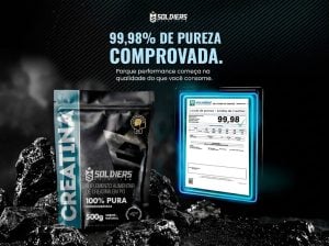 Creatina 1kg Suplemento Monohidratada em pó 100% Pura - Soldiers Nutrition — foto 4