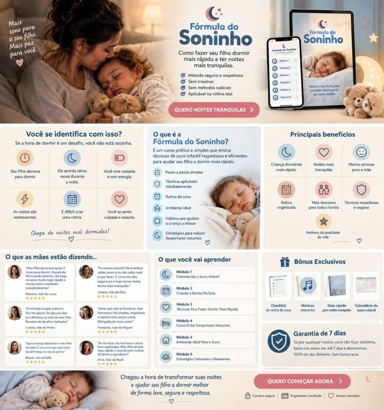 Fórmula Do Soninho