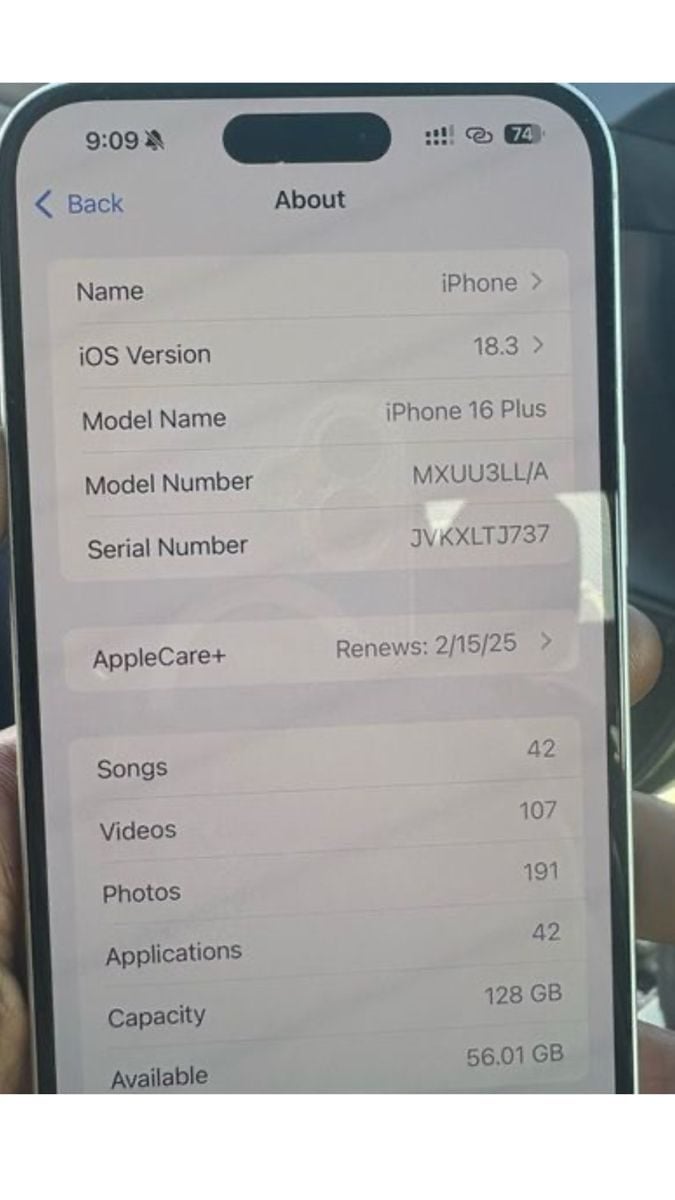 IPhone 16 plus — foto 2