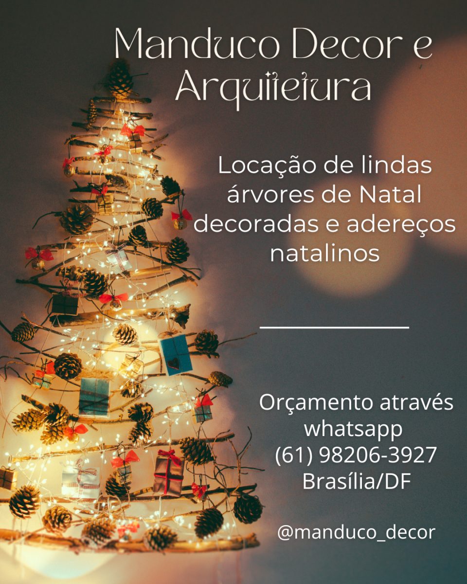 Locação de árvore de Natal decorada e Cenografia natalina em Brasília DF — foto 2