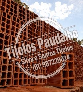 Tijolos de 8 furos, medindo 9x19x19 — foto 3