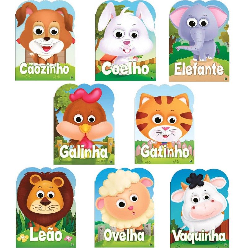 Kit com 8 Livros Infantil