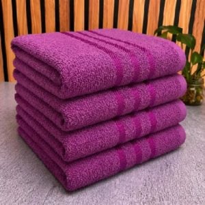 Kit 4 Toalhas - Banho Felpudas Ultra Macias 100% Algodão Puro 1,30x65cm — foto 6
