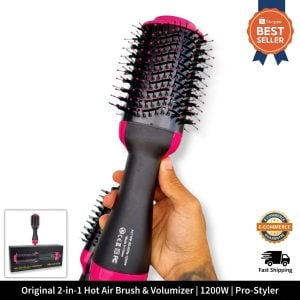 Escova Secadora 3 em 1 110V Alisadora Seca Alisa e Modela Íons Negativos Antifrizz — foto 3