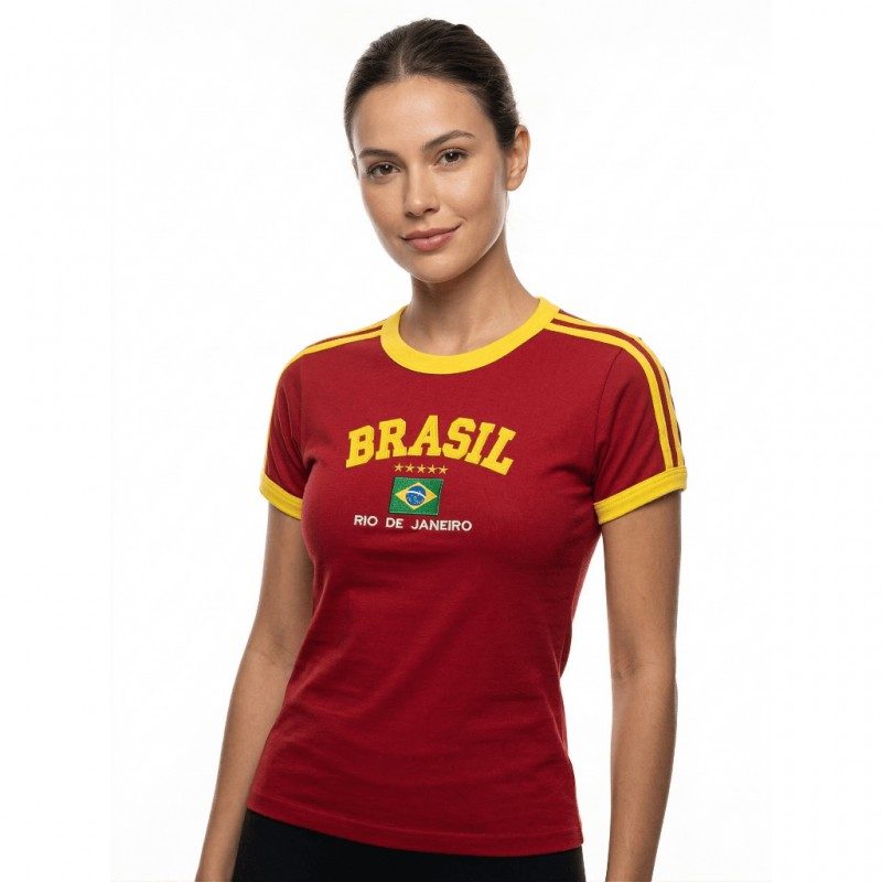 Camisa do Brasil feminina Baby look — foto 2