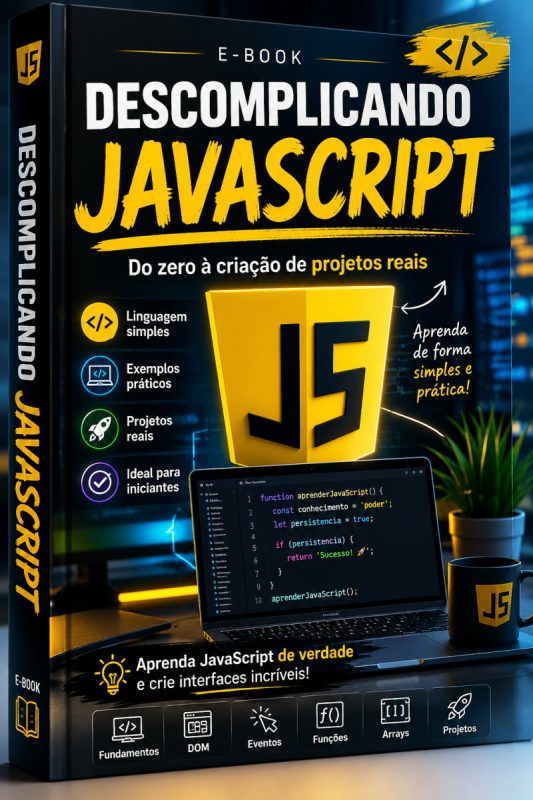 E-BOOK para descomplicar sua vida no JavaScript já!