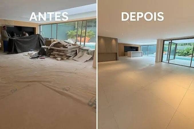 Limpeza pós obra e pré mudança