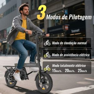 Honeywhale B20 Bicicleta Elétrica, 440w-35km-25km/h-120kg, — foto 3