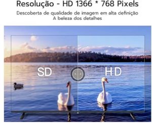 Smart TV 32 polegadas LED HD Wi-Fi TV 60Hz 32wdsnbx 100/240v Android 14 — foto 5