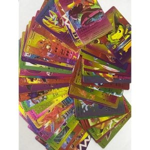 Kit Cartas Pokémon 55 Peças Gold Edition Cards Raros e Colecionáveis — foto 5