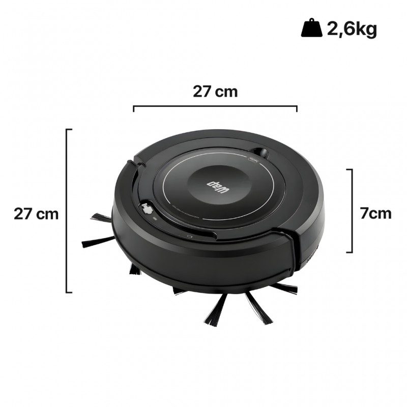 Aspirador de pó robô Wap robot W100 3 em 1 antiquada Bivolt 17w