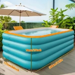 Linda Piscina Inflável Grande Portátil. — foto 17