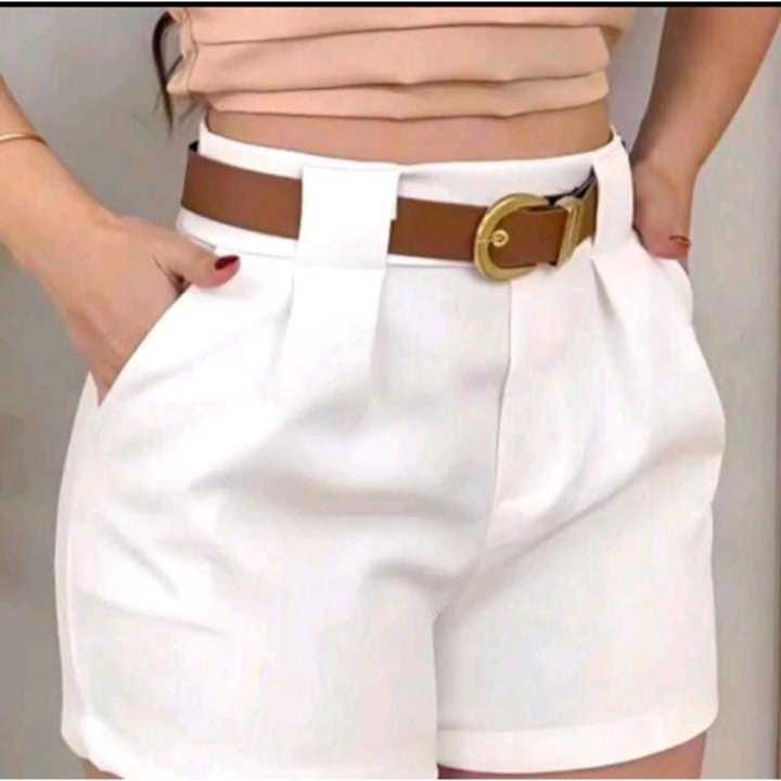 Shorts Com Tendência Alfaitaria