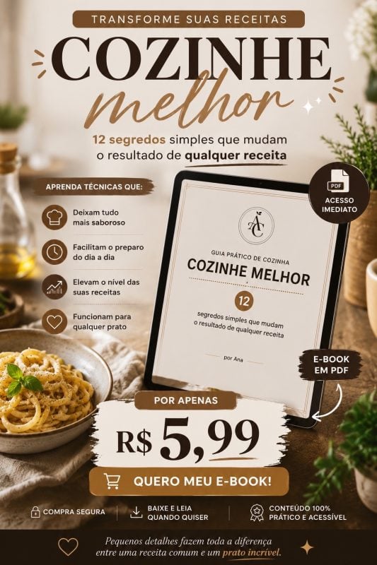 EBook de Receitas e Técnicas de Culinária para Iniciantes