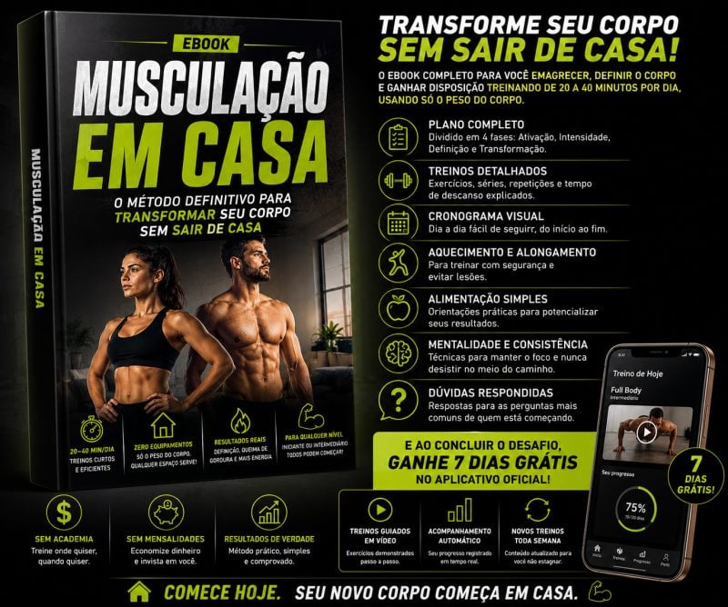 Ebook-Musculação em casa