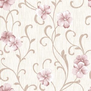 Papel De Parede Provençal Floral Flores Adesivo Lavável Vinílico Para Sal — foto 4