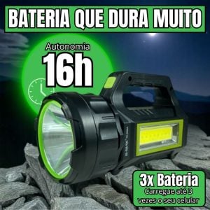 Lanterna tática 100.000 lumens recarregável Solar usb — foto 8