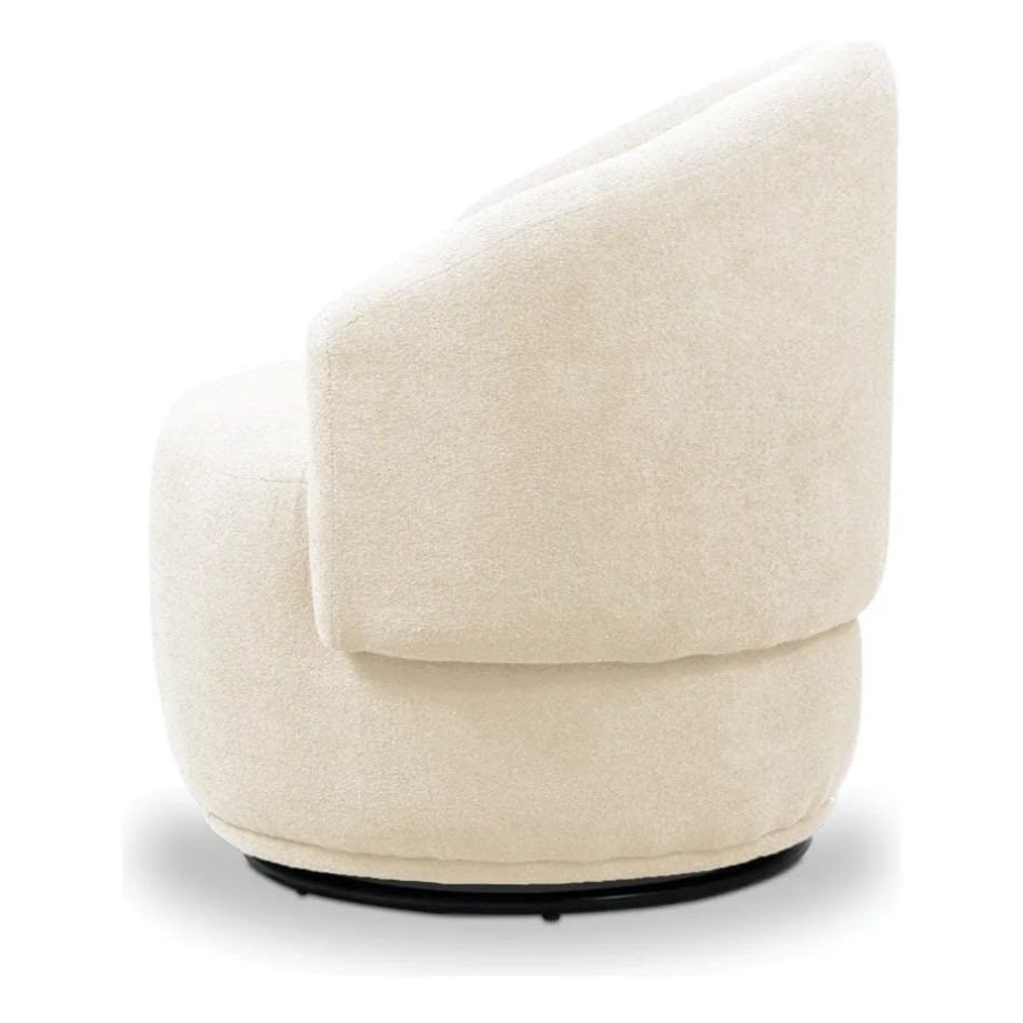 Poltrona Lysia Orgânica em Linho Claro Conforto e Design Natural — foto 2