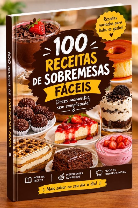 100 receitas de sobremesas