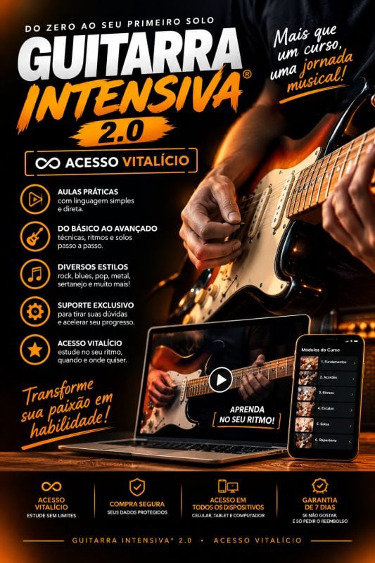 Ebook GUITARRA INTENSIVA® - 2.0 [ACESSO VITALÍCIO]