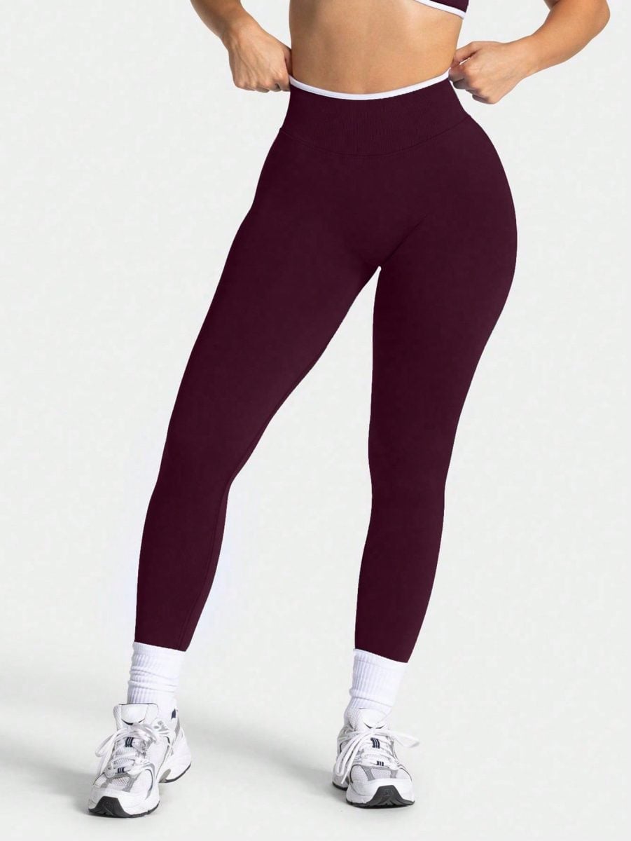 Legging Feminina Sem Costura de Cintura Alta com Compressão e Levantamento de Bumbum — foto 2