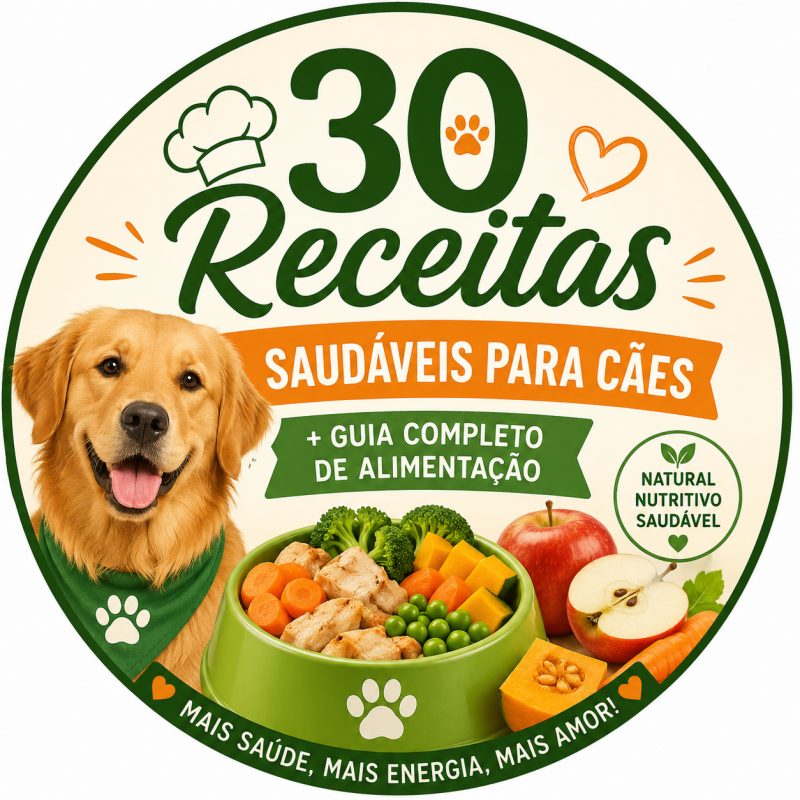 Ebook digital 30 receitas de pets saudáveis