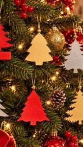 Kit 10 Árvores de Natal Decorativas MDF 3mm Lembrancinha — foto 3