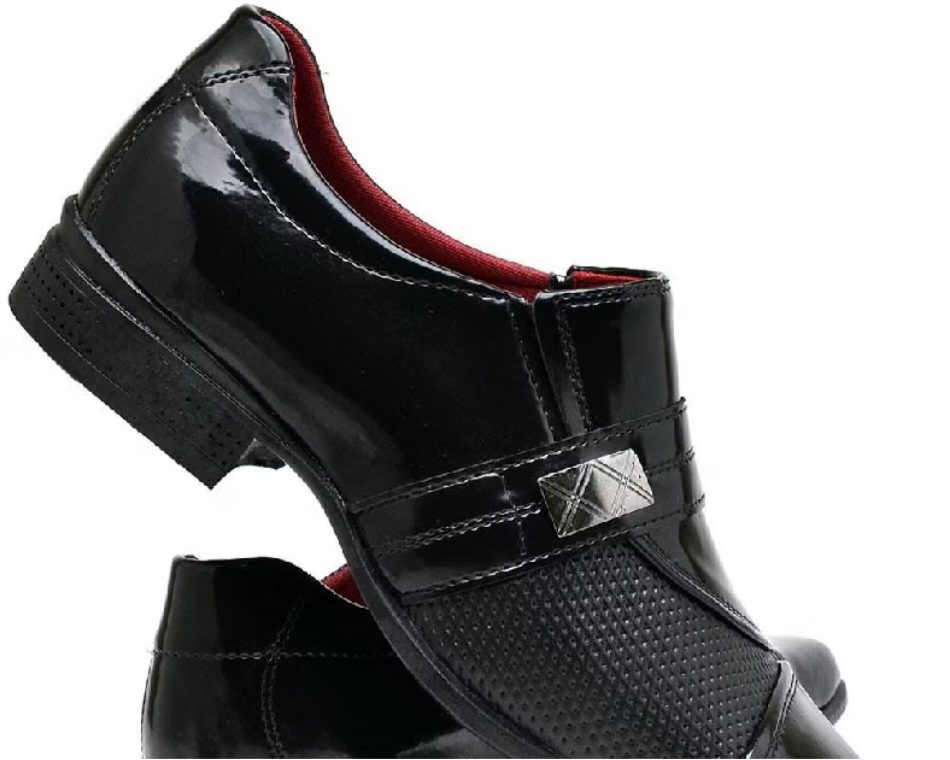 Kit 2 Pares de Sapato Social Masculino Oxford Moderno com Fivela. — foto 2
