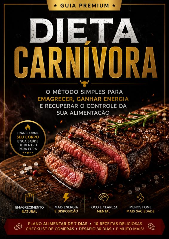 Dieta Carnívora: Perca Peso Sem Passar Fome em 30 Dias
