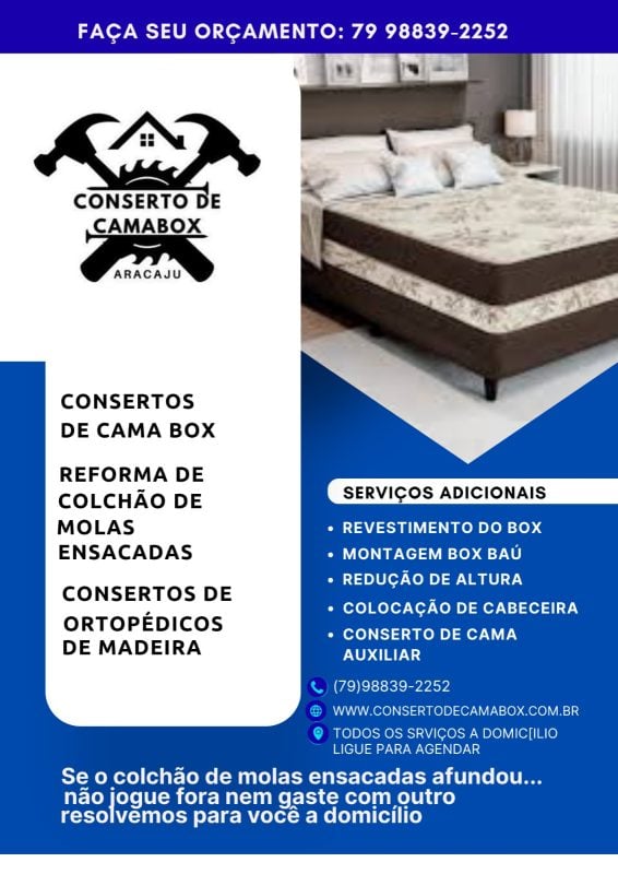 Conserto de Cama Box em Aracaju