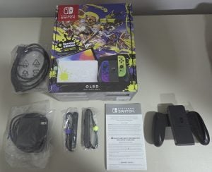 Nintendo switch splatoon 3 edition + jogo LACRADO — foto 3