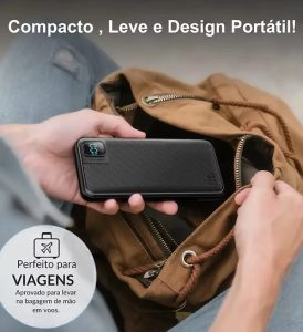 Power Bank 10.000mAh Turbo 22,5W com Display Digital e Cabos Integrados Power Bank 10.000m — foto 4