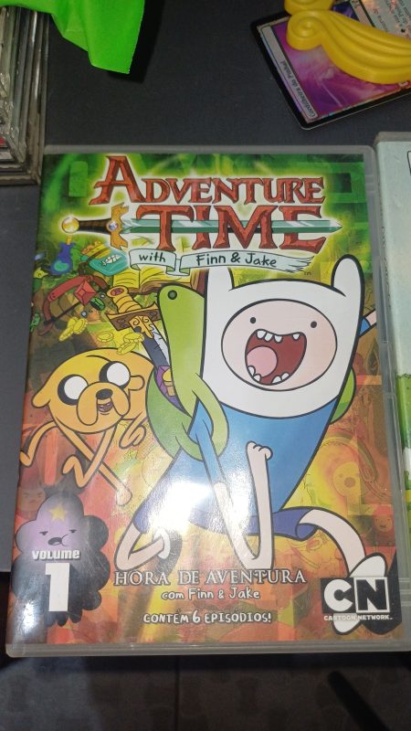 Lote 3 DVDs Cartoon Network Gumball, Adventure Time, Regular Show