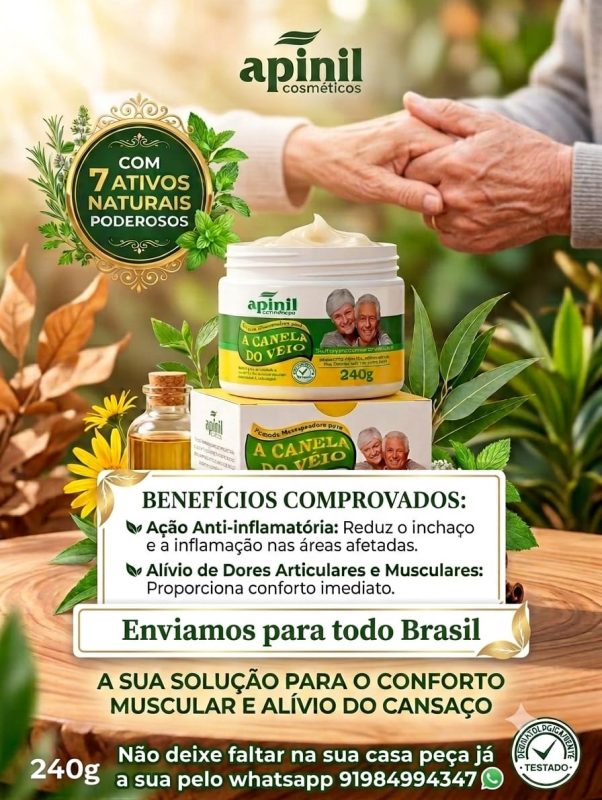 Pomada Massageadora Canela de Velho